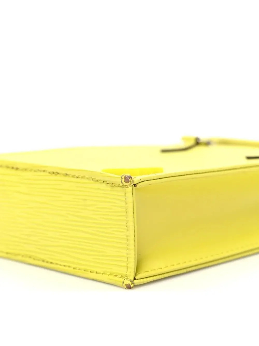Louis Vuitton Epi Petit Sac Plat Yellow #291039L72B